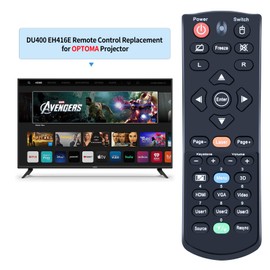 GOUYESHO Ersatz-Fernbedienung Passend für Optoma Projektor X320UST X351 X402 X355 EH415E EH415ST EH416 EH416E EH504 W311 W402 W412 W415E W416 W504 DU400 WU416 DH401 EH320UST EH415ST
