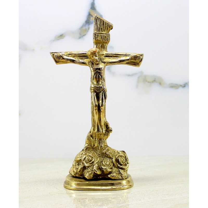 StonKraft Brass Jesus Christ - Jesus Cross - Idol Statue