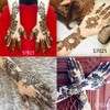 PPVWEY 10 Sheets Temporary Tattoo Stencils 10 Pair Arm Hand