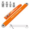 Offset Extension Wrench, Zero Degree Ratchet Extension Set Impact Ready
