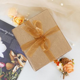 BEISHIDA Brown Gift Wrapping Paper Solid Color Pearly-Lustre Gift Wrap Paper, Packing Paper for Wedding,Birthday,Graduation,Christmas Wrapping Paper-12 Sheets Folded 20.5inx29in(Metallic Brushed)