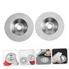 CHILDWEET 2pcs Grinding Blade Diamond Sharpener Stone Sharpening Wheel Diamond