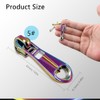 SHRJ 20Pcs #5 Zippers Pulls Heart-Shaped Zipper Sliders 5 Colors