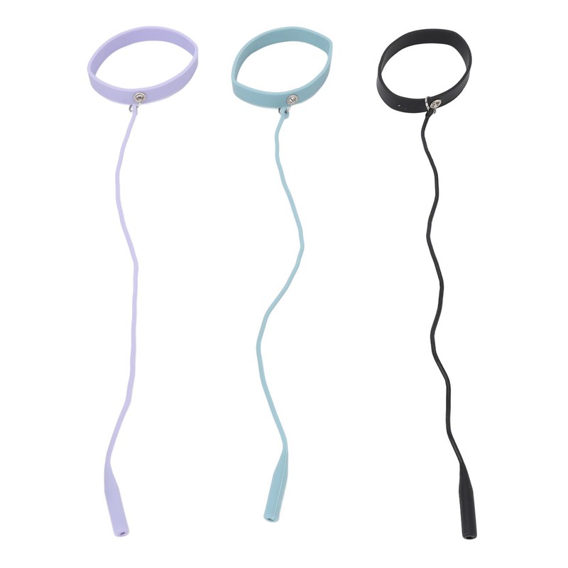 3PCS Eyelash Extension Tweezers Holders Bracelet Silicone Ring Tweezers Protector
