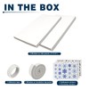 Pearwow AC Insulation Side Foam Panels for Window AC Unit,Indoor