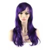 generic Peluca Morada De Pelo Largo Y Rizado Ondulado Traje