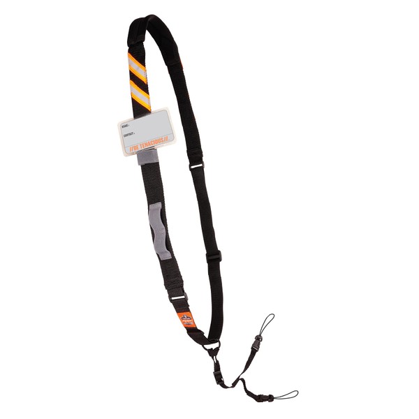 Ergodyne Squids 3137 Barcode Scanner Padded Harness, Sling Style, Tethering Lanyard for Bar Code Scanners , Black