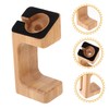 COHEALI 3 pcs Bamboo Charging Stand for Smart Watch Lightweight