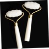 Healvian 1pc Natural Jade Facial Roller Ergonomic Design for Facial