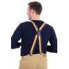 Olata Unisex Fully Adjustable Clip On Rainbow Braces/Suspenders. 2.5cm, X-Shape