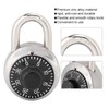 Rotary Digit Code Combination Padlock Round Security Lock for Door