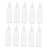 LALAFINA 10pcs Plastic Bottle Multipurpose Squeeze Bottles for Travel Hairdressing