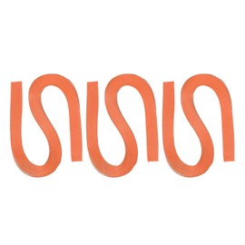 PATIKIL 360pcs Quilling Strips Paper 3/16"(5mm) 21"(54cm) Origami Paper Quilling Strip for Art DIY Hand Craft Christmas, Dark Orange