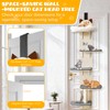 5-Levels Door Hanging Cat Climber, Vertical Door-Mounted Cat Tree Tower
