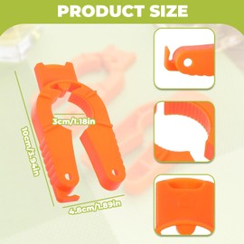 3Pcs Multifunctional Plastic Bottle Openers Smooth Edge Pull Tab Soup Opener Twist-Off Ergonomic Bottle Gripper Lightweight Bottle Can Opener for Water Bottle Opener