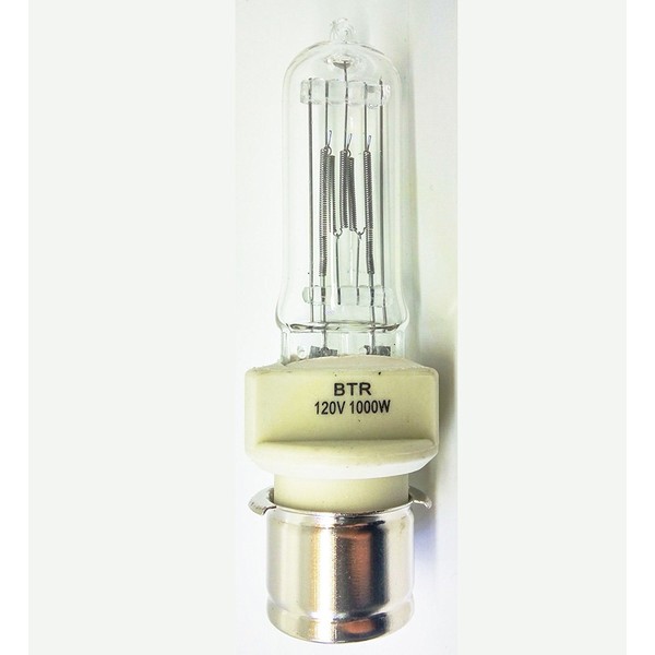 Ahlight 2 Pieces BTR 1000W/T7/120V/CL/P28s 1000-Watt 120-Volt Medium Pre-Focus Based