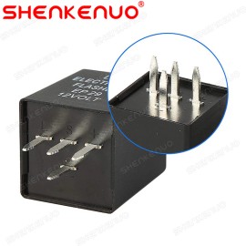 SHENKENUO 4-Pin EP29N LED Flasher Relay Fix Hyper Flash Turn Signal Decoder Load Equalizer