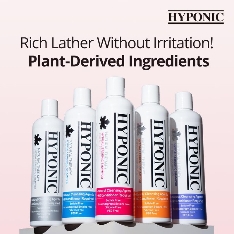 HYPONIC Hypoallergenic Premium Dog Shampoo - Deodorizing, Dog Grooming Shampoo