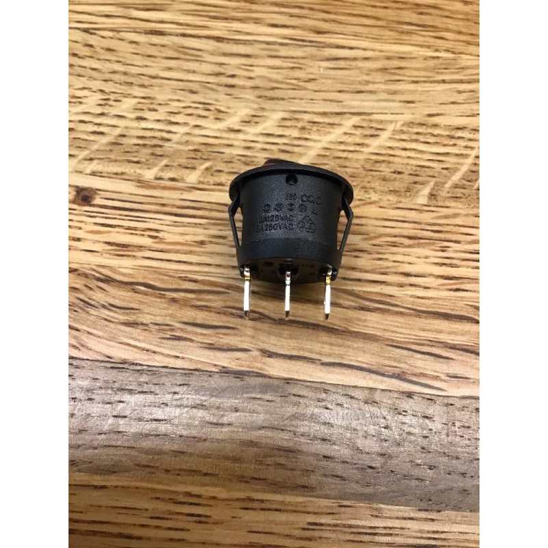 CQC. R13-112 A2-02 ROUND ROCKER SWITCH ON OFF 2P SPST