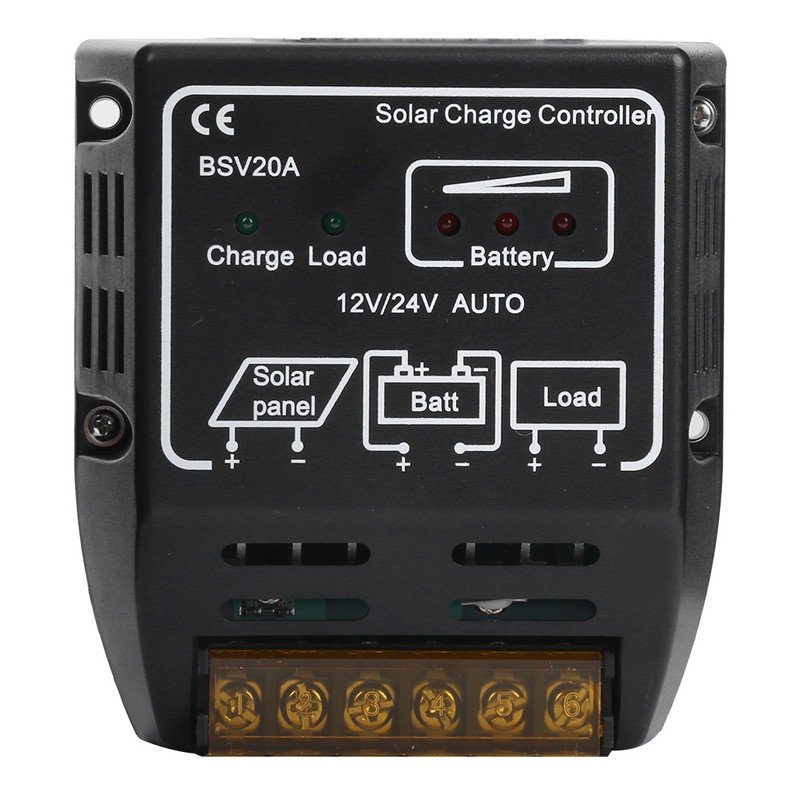 20A DC12V Solar Charge Controller Cells Panel Battery Charging Regulators