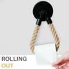 Toilet Roll Holder Rope Toilet Paper Holder Wall Mounted Towel