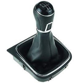 Do!LED Gear Knob Gear Stick Boot 5 Gears Black Stitching