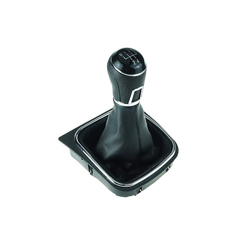 Do!LED Gear Knob Gear Stick Boot 5 Gears Black Stitching