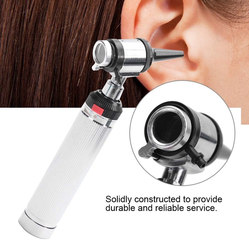 Medical Diagnosis Otoscope Ear Care Speculum Magnifying Lens Clinical LED