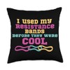 Funny Resistance Loop Bands Design For Women Throw Pillow