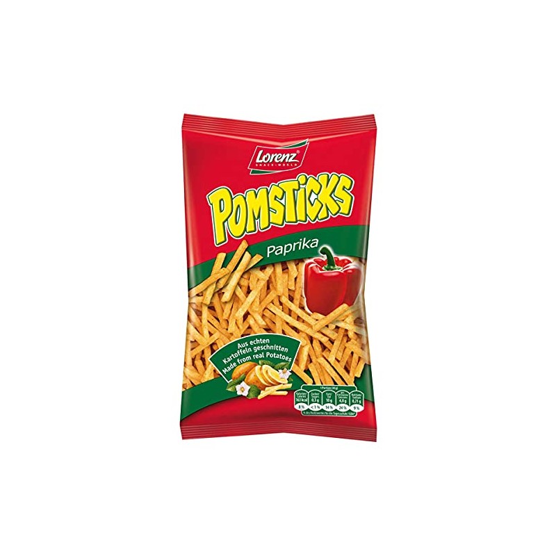Lorenz, Pomsticks, Paprika, 100 g by Lorenz