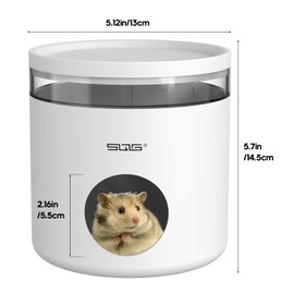 Hamster Hideout,Multifunctional Hamster Igloo for Syrian Hamsters, Gerbils, Hedgehogs, Guinea Pigs,Small Pet Rodents (Blue, Large)