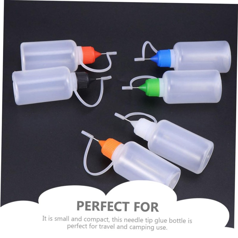 Gatuida 25Pcs Precision Applicator Bottles for Pigment and Glue Squeeze