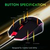 LYCANDER LMC378 Gaming-Maus, kabelgebunden, Optische USB-Mäuse mit Einstellbarer Dpi, bis