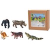 Simba Toys Wild Animals - Series 2-5-Piece Figurine Set (Crocodile,