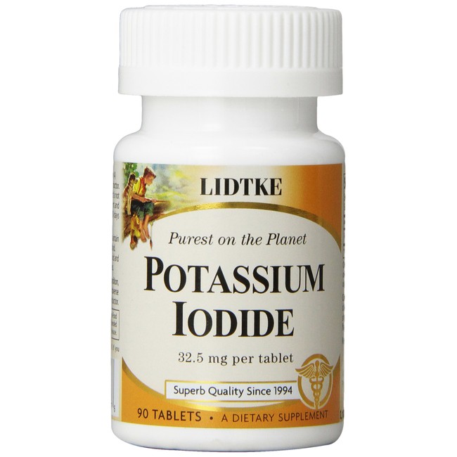 Lidtke Technologies Potassium Iodide Tablets, 90 Count
