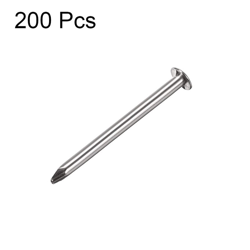 uxcell Small Tiny Hardware Nails Carbon Steel 1.4X19mm(DXL) for DIY