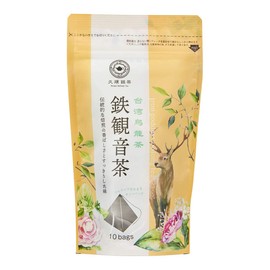 Kujun Mei Tea Iron Guanyin Tea (Chinese Tea Oolong Tea Taiwan Tea Leaves Open Tea Bag 0.07 oz (2 g) x 10 P)