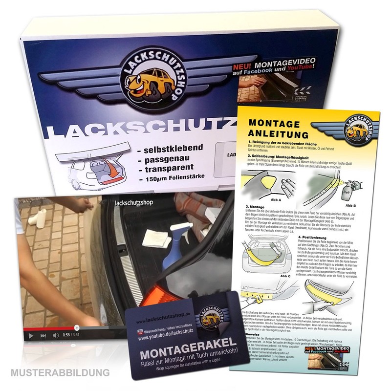 Lackschutzshop - Fit Paint Protection Film Compatible with Bumper Protection