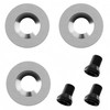 TBPA 3Pcs 12mm Round Tungsten Carbide Cutters Inserts Set for