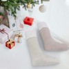Christmas Stocking 18 Inch Linen Decoration Hanging Stocking for Vinyl