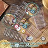 Hiboom 1 Pack Acrylic Poker Chip Case, 1000 Pcs Chips
