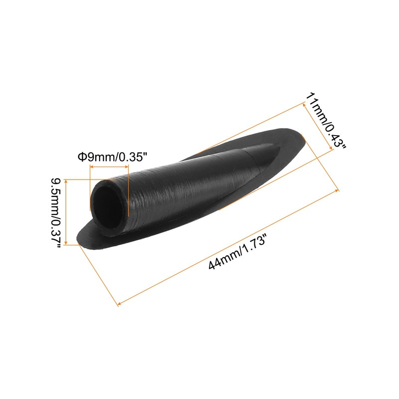 QUARKZMAN 60pcs Plastic Pocket Hole Plugs, 9mm Oblique Hole Caps