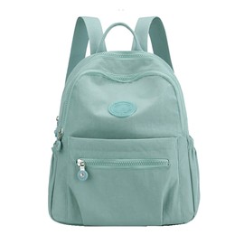 GFM® Waterproof Womens Nylon Backpack Rucksack - Holidays, Travel, Casual Day Use (S0-Duck Egg Green)(NBKP-88068-DEGG)