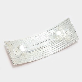 Christina Collection NEW AMERICAN USA FLAG RHINESTONE BARRETT HAIR CLIP PATRIOTIC BLING SHINE SPARKLE