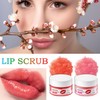 2 Pcs Lip Scrubs Tinted Jelly Lip Balm Lip Mask