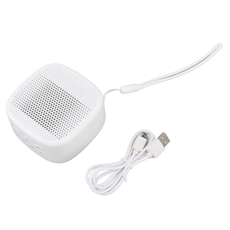 Sleep Sound Machine Intelligent Timing Adjustable Volume USB Charging White