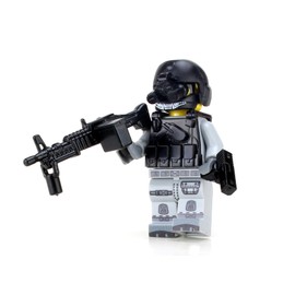 Battle Brick Army Helicopter Crew Chief Soldier Custom Minifigure