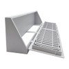 Plastic Baseboard Register (18", White)