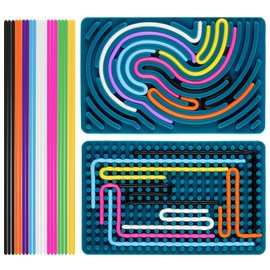 AIZHAZHA Sensory-Spielzeug,Sensory-Activity Board,Sensory-Toys,Spielzeug Für Stressabbau, Montessori Sensorik Spielzeug, Partygeschenke Spielzeug Geeignet für Kinder Mit 20 Seilen