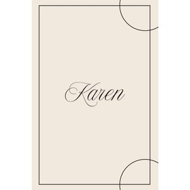 Karen Gardenia Composition Notebook – 6x9 Wide Ruled Journal with 100 Lined Pages: Soft gardenia cover, for school, office work, and everyday writing